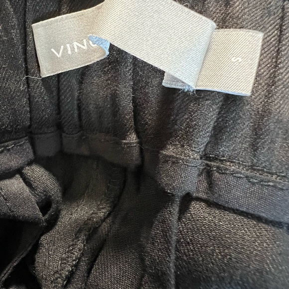 VINCE Black Linen blend Pants- Small - Picture 8 of 13